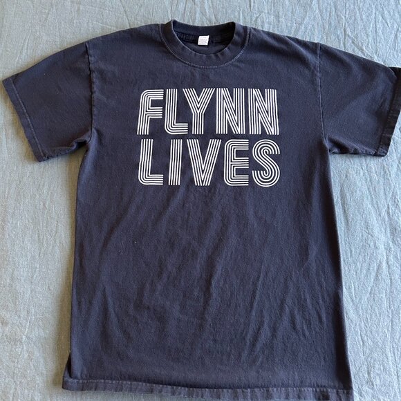 RARE Tron: Legacy Flynn Lives T-Shirt 2010 San Diego Comic-Con Promo Mens Med - Picture 2 of 4